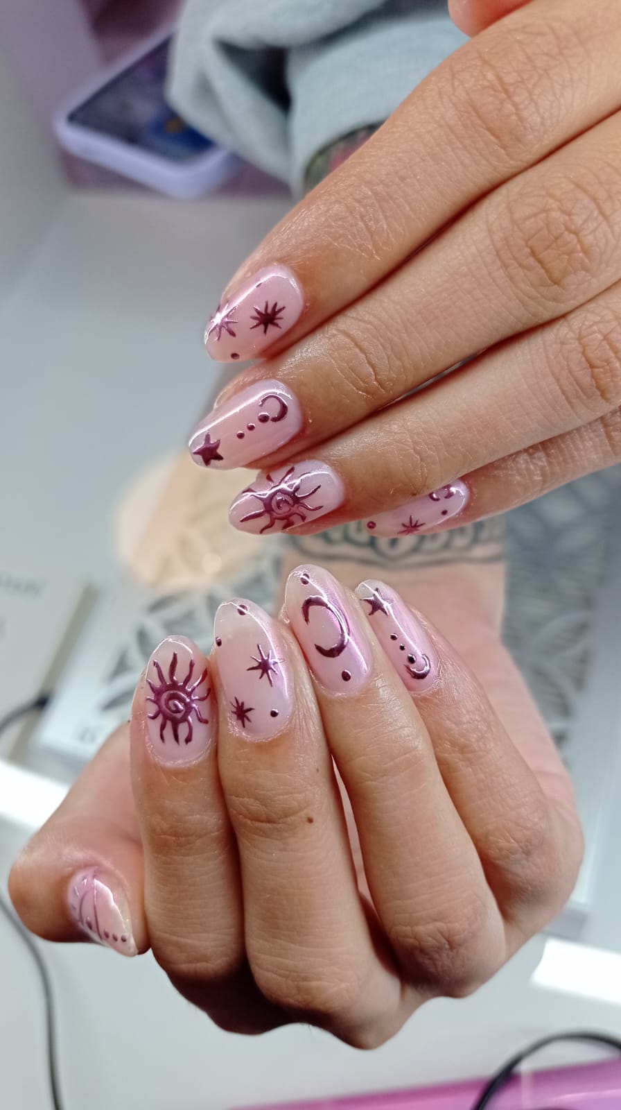 Diseño de uñas realizado en Margarita's Studio Beauty